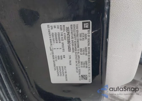 2011 Chevrolet Silverado 1500 Ltz из США, поврежденный, VIN 3GCPKTE35BG194259